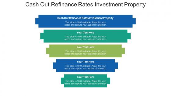 Cash out refinance rates investment property ppt powerpoint presentation portfolio cpb