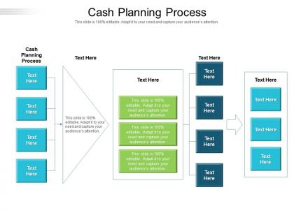 Cash planning process ppt powerpoint presentation file visuals cpb