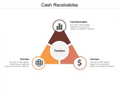 Cash receivables ppt powerpoint presentation model objects cpb