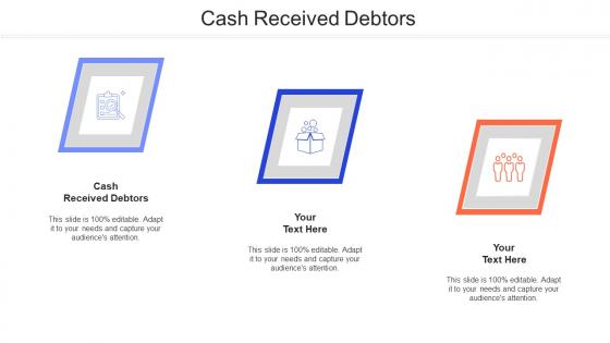 Cash Received Debtors Ppt Powerpoint Presentation Diagram Images Cpb