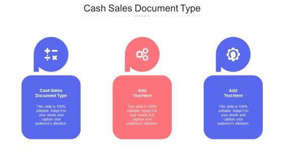 Cash Sales Document Type Ppt Powerpoint Presentation Information Cpb