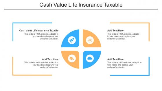 Cash Value Life Insurance Taxable In Powerpoint And Google Slides Cpb