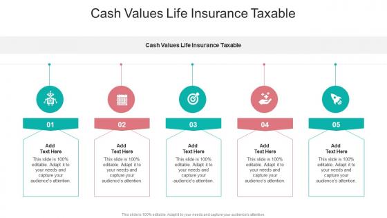 Cash Values Life Insurance Taxable In Powerpoint And Google Slides Cpb