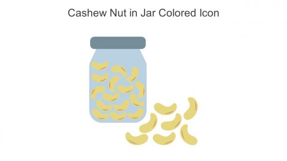 Cashew Nut In Jar Colored Icon In Powerpoint Pptx Png And Editable Eps Format