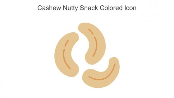 Cashew Nutty Snack Colored Icon In Powerpoint Pptx Png And Editable Eps Format