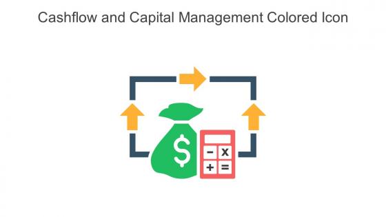 Cashflow And Capital Management Colored Icon In Powerpoint Pptx Png And Editable Eps Format
