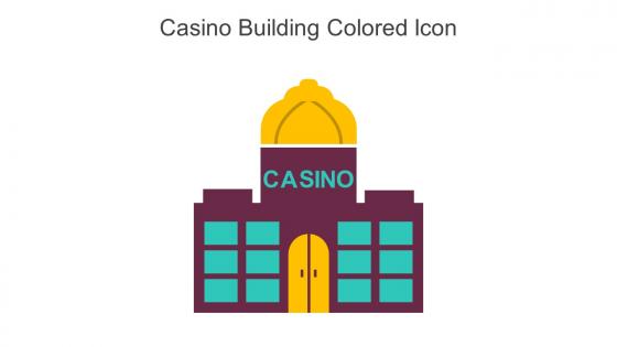 Casino Building Colored Icon In Powerpoint Pptx Png And Editable Eps Format
