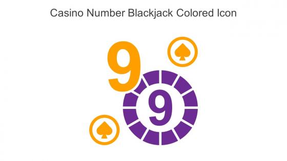 Casino Number Blackjack Colored Icon In Powerpoint Pptx Png And Editable Eps Format