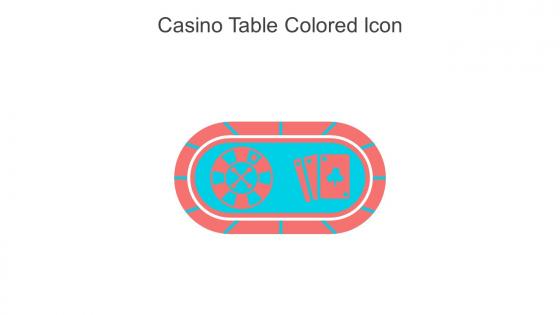 Casino Table Colored Icon In Powerpoint Pptx Png And Editable Eps Format