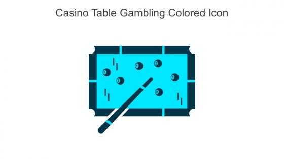 Casino Table Gambling Colored Icon In Powerpoint Pptx Png And Editable Eps Format
