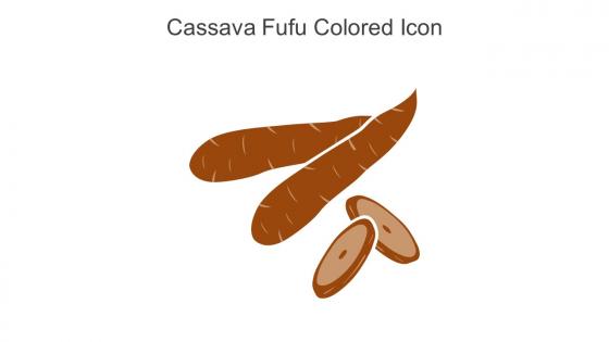 Cassava Fufu Colored Icon In Powerpoint Pptx Png And Editable Eps Format