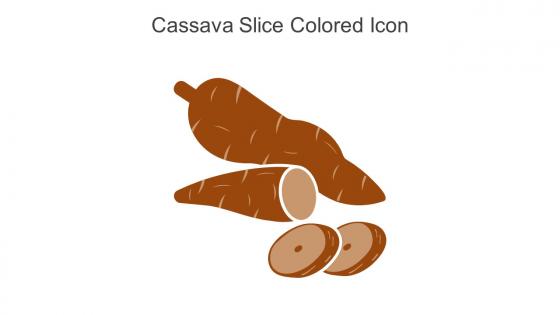 Cassava Slice Colored Icon In Powerpoint Pptx Png And Editable Eps Format