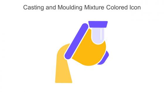 Casting And Moulding Mixture Colored Icon In Powerpoint Pptx Png And Editable Eps Format