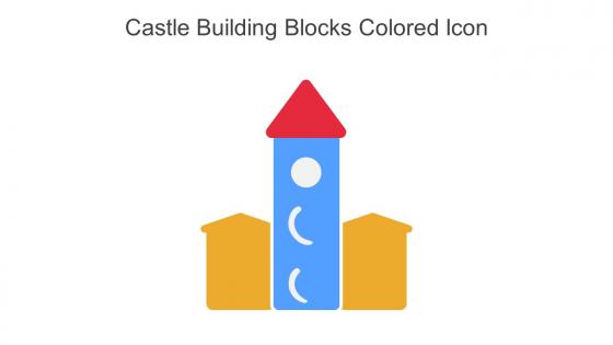 Castle Building Blocks Colored Icon In Powerpoint Pptx Png And Editable Eps Format