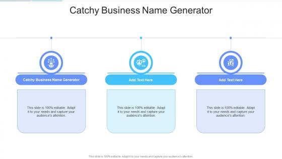 Catchy Business Name Generator In Powerpoint And Google Slides Cpb