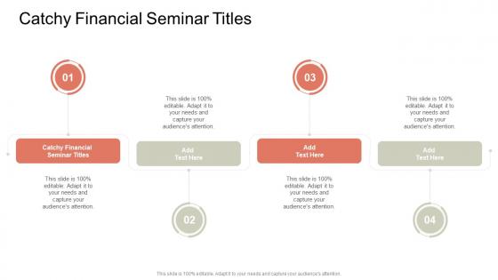 Catchy Financial Seminar Titles In Powerpoint And Google Slides Cpb