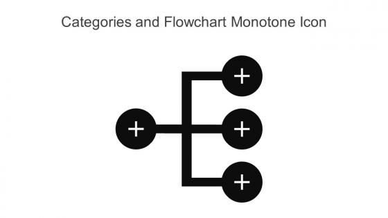Categories And Flowchart Monotone Icon In Powerpoint Pptx Png And Editable Eps Format