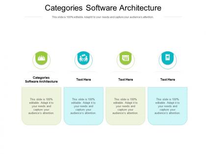Categories software architecture ppt powerpoint diagram graph charts cpb