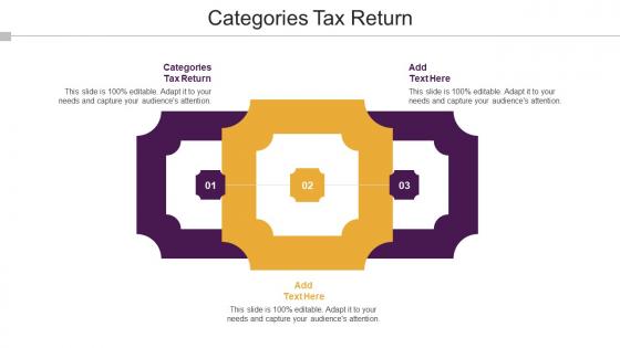 Categories Tax Return Ppt Powerpoint Presentation Infographics Styles Cpb