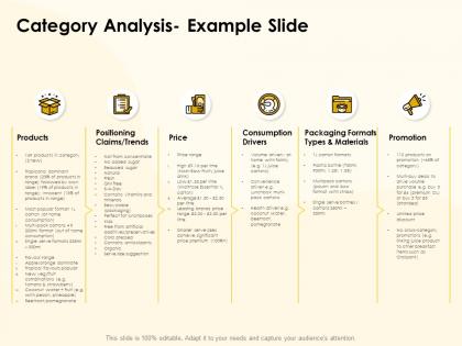 Category analysis example slide ppt powerpoint presentation gallery