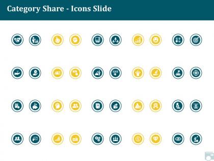 Category share icons slide ppt powerpoint presentation graphics