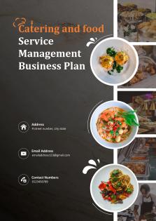 Catering And Food Service Management Business Plan A4 Pdf Word Document