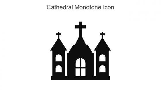 Cathedral Monotone Icon In Powerpoint Pptx Png And Editable Eps Format