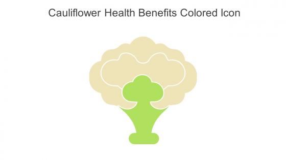 Cauliflower Health Benefits Colored Icon In Powerpoint Pptx Png And Editable Eps Format