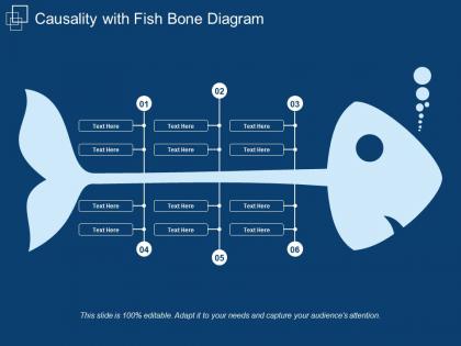 Causality with fish bone diagram