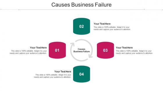 Causes Business Failure Ppt Powerpoint Presentation Ideas Structure Cpb