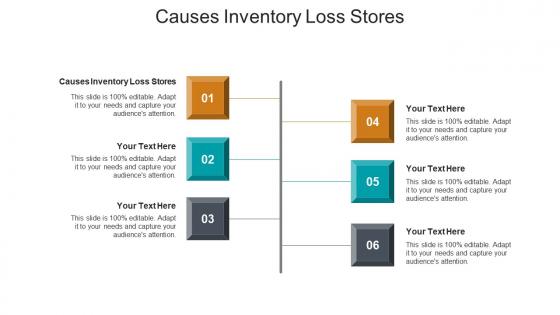 Causes inventory loss stores ppt powerpoint presentation model layouts cpb