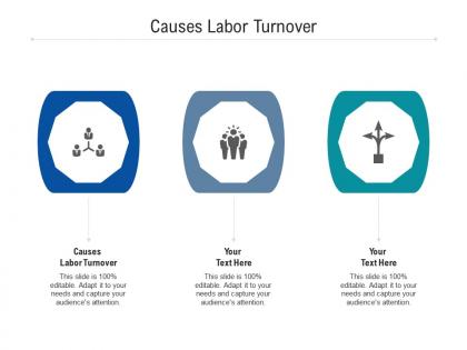 Causes labor turnover ppt powerpoint presentation slide download cpb