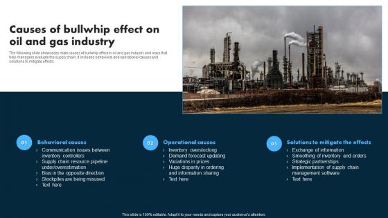 Causes Of Bullwhip Effect On Oil And Gas Industry
