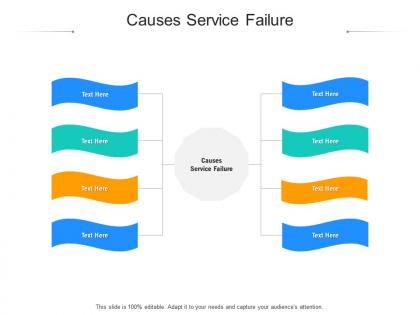 Causes service failure ppt powerpoint presentation infographics infographic template cpb