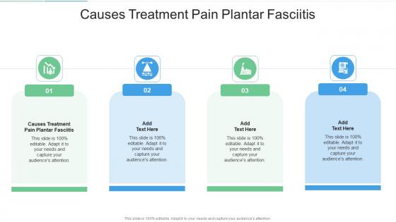 Causes Treatment Pain Plantar Fasciitis In Powerpoint And Google Slides Cpb