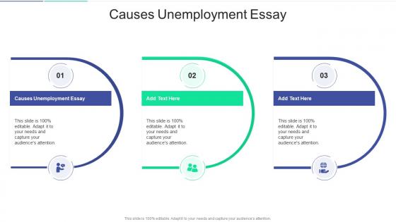 Causes Unemployment Essay In Powerpoint And Google Slides Cpb