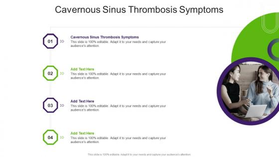 Cavernous Sinus Thrombosis Symptoms In Powerpoint And Google Slides Cpb