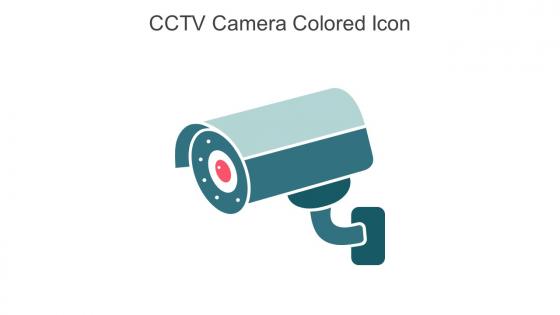 CCTV Camera Colored Icon In Powerpoint Pptx Png And Editable Eps Format