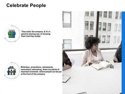 Celebrate people promotions ppt powerpoint presentation portfolio example file