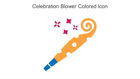 Celebration Blower Colored Icon In Powerpoint Pptx Png And Editable Eps Format
