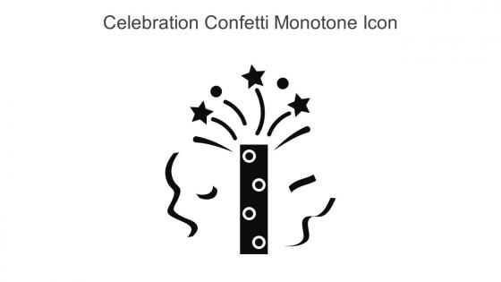 Celebration Confetti Monotone Icon In Powerpoint Pptx Png And Editable Eps Format