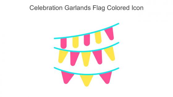Celebration Garlands Flag Colored Icon In Powerpoint Pptx Png And Editable Eps Format