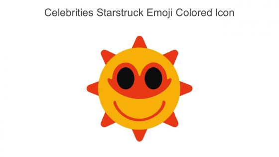 Celebrities Starstruck Emoji Colored Icon In Powerpoint Pptx Png And Editable Eps Format