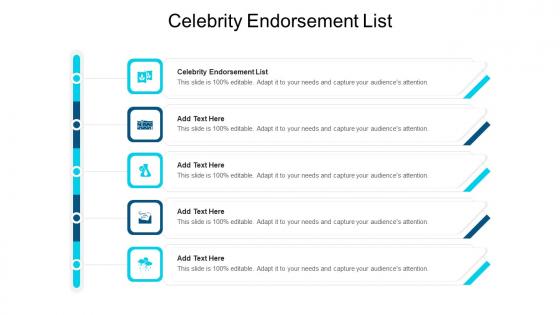 Celebrity Endorsement List In Powerpoint And Google Slides Cpb