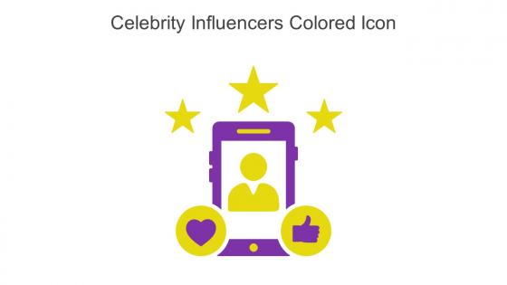 Celebrity Influencers Colored Icon In Powerpoint Pptx Png And Editable Eps Format
