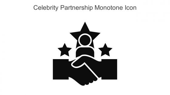 Celebrity Partnership Monotone Icon In Powerpoint Pptx Png And Editable Eps Format