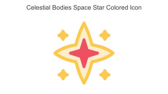 Celestial Bodies Space Star Colored Icon In Powerpoint Pptx Png And Editable Eps Format