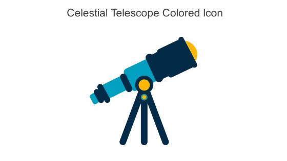 Celestial Telescope Colored Icon In Powerpoint Pptx Png And Editable Eps Format