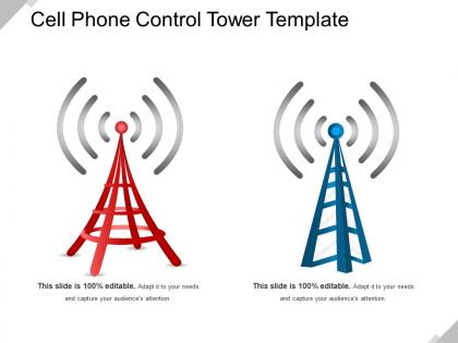 Cell phone control tower template good ppt example