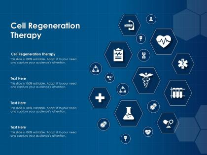 Cell regeneration therapy ppt powerpoint presentation outline microsoft